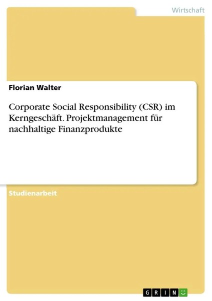 Florian Walter | Corporate Social Responsibility (Csr) Im KerngeschäFt....-image