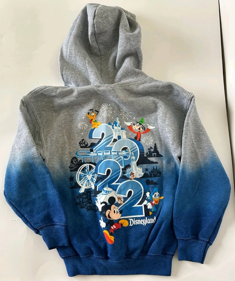 Sudadera con capucha y cremallera Mickey Mouse and Friends para niños - Disneyland 2022 Foto 2 de 4