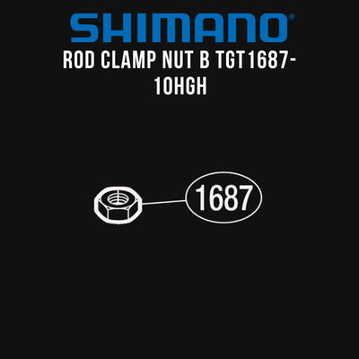 Shimano Rod clamp Nut B TGT1687-10HGH