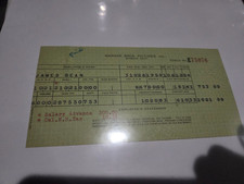 James Dean's Paycheck Stub from East of Eden Agent Jane Daecy from N. Sanders