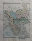 Original antique map of Turkey in Europe & Greece by Sidney Hall c1835