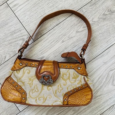 MC Marc Chantal Southwestern StyleSatchel Shoulder Bag Purse ScrollPaisley