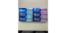 6 Lot Crest 3D White Toothpaste 2.4oz Arctic Fresh & Radiant Mint Free Shipping