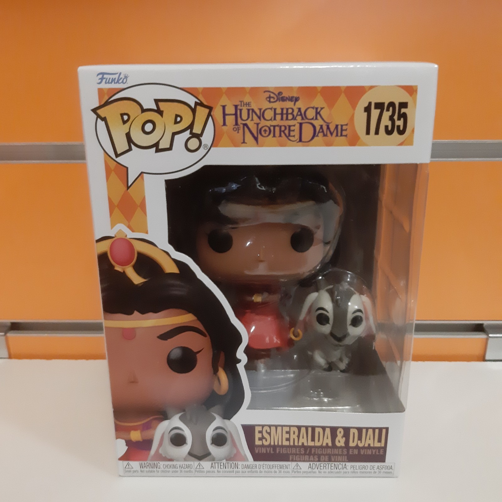 Funko Pop! Hunchback Of Notre Dame - Esmeralda E Djali (9Cm) - Immagine 2