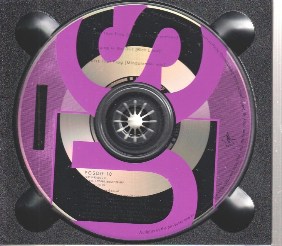 Peter Gabriel Kiss That Frog CD UK Virgin 1993 Single Im Digipak PGSDG10 - Bild 3 von 3