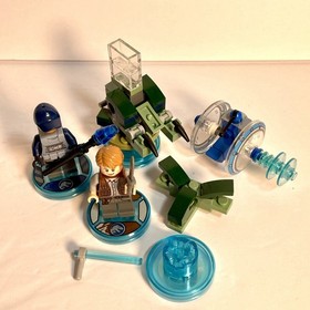 LEGO Dimensions Jurassic World 71205 Owen ACU Velociraptor Gyrosphere Base Tags