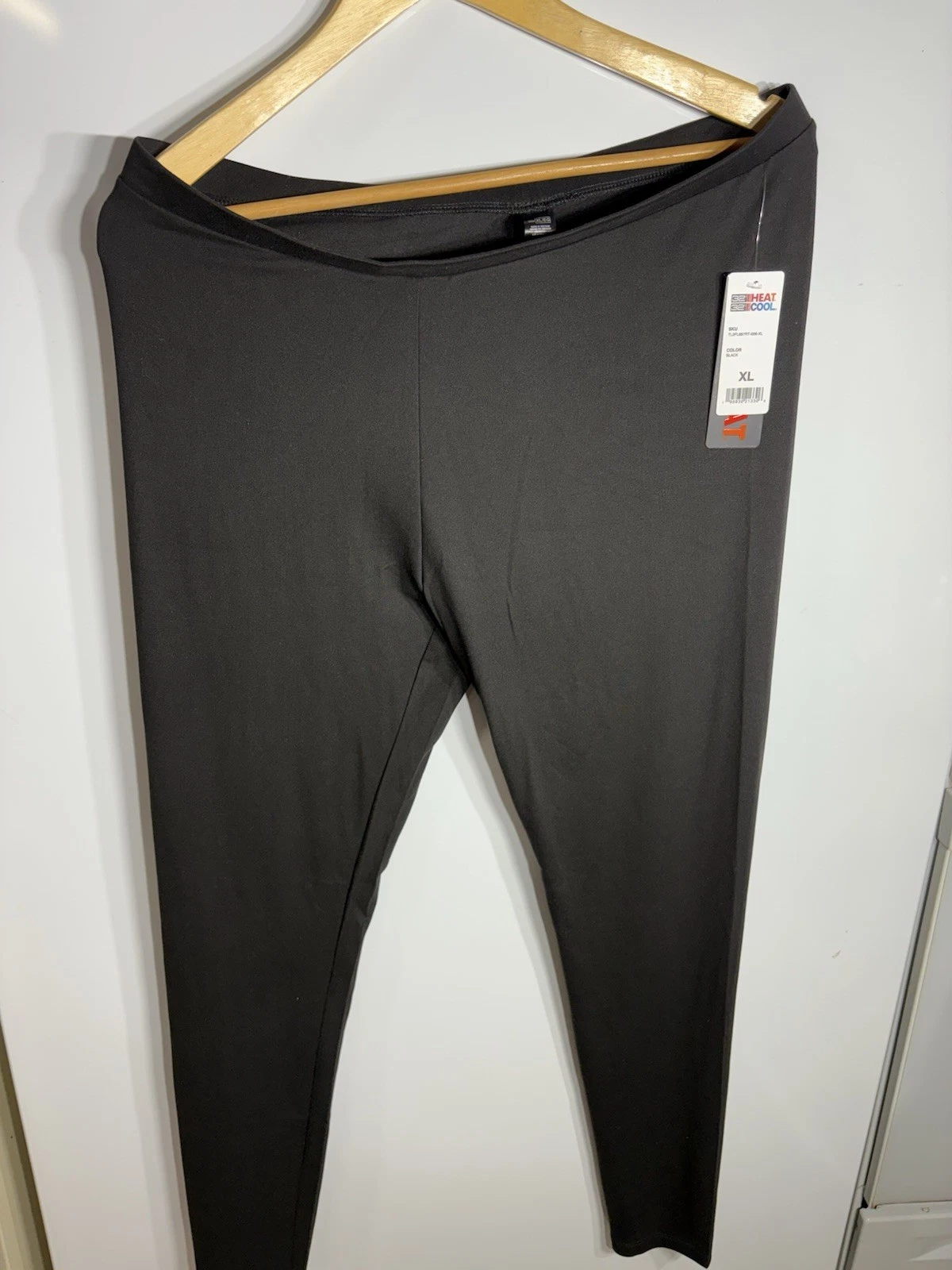32 Degrees Heat Womens Pants Large Black Leggings Base Layer Lightweight XL