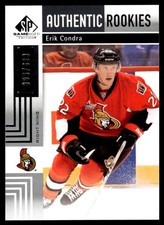 2011-12 SP Game Used Erik Condra Rookie 309/699 Ottawa Senators #160