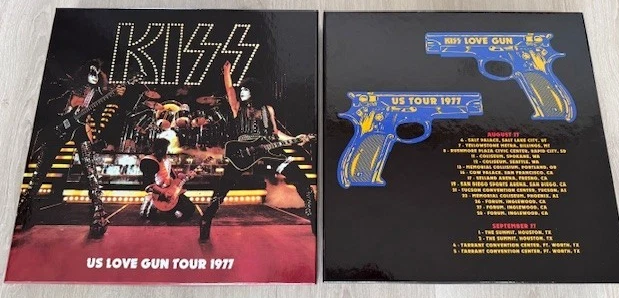 KISS - US Love Gun Tour 1977 Can Am Limited Deluxe 4 Picture Disc