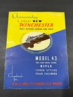 Vintage  Winchester Model 43 Bolt Action Fire Rifle Brochure