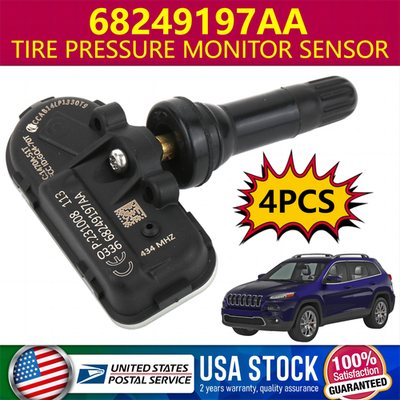 #ad 4Pcs OEM Specs 68249197AA Tire Pressure Sensor TPMS For Dodge Ram 1500 2500 3500 $40.49