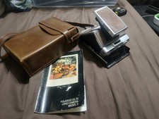 Polaroid SX-70 Land Camera Instant Film Camera Wiih Original Case Manual Nice