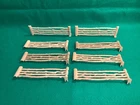 VINTAGE MARX ARMY TRAINING CENTER PLAY SET FENCE 8 PCS