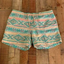 Chubbies Mens Size L Aztec Pastel Print Swim Trunks Nylon Lining Made In USA
