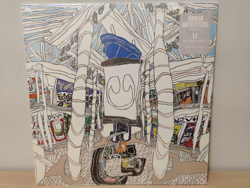 Underscores - U Exclusive Metallic Silver Vinyl Urban Outfitters UO