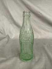 Ancienne bouteille de coca-cola en verre vert style "jupe hobble" Rhinelander WI