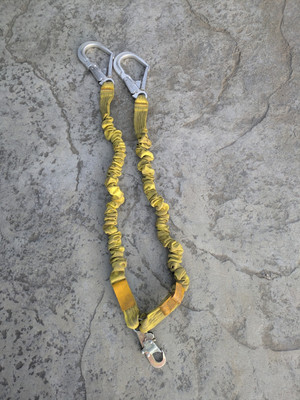 ISAFE SALA SHOCK WAVE 2 100 PERCENT TIE OFF LANYARD SELF LOCKING HOOKS 6 FOOT 6'