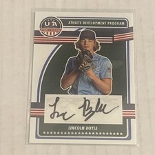 2023 Stars & Stripes USA Lincoln Boyle Auto Autograph Red Velocity