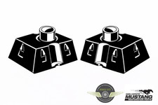 1965 Mustang 289 Hipo Motor Mounts Pair K Code High Performance Engine Mounts
