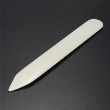 Genuine Bone Folder Tool - 100 Cattle Bone Scoring, Creasing, Folding, Burnis