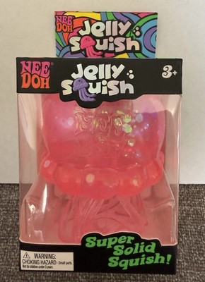 Authentic NeeDoh   PINK Jelly Squish Jellyfish Fidget Sensory Toy - US Seller