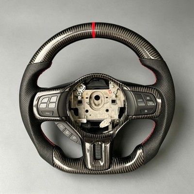 DIY Carbon Fiber Steering Wheel for Mitsubishi Lancer Evolution EVO X 2008-2015