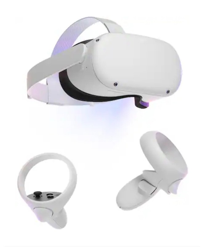 Oculus Quest 2 256GB Advanced All-in-one VR Headset – White (301-00351-01)