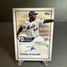 2021 Topps 70 YEARS OF BASEBALL ROOKIE AUTO #70YA-FK Franklyn Kilome METS EX/NM