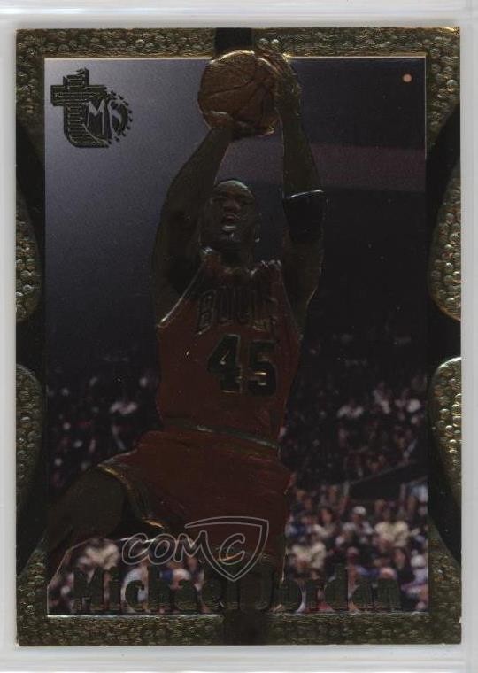1994-95 Topps Embossed Golden Idol Michael Jordan #121 HOF 06xk