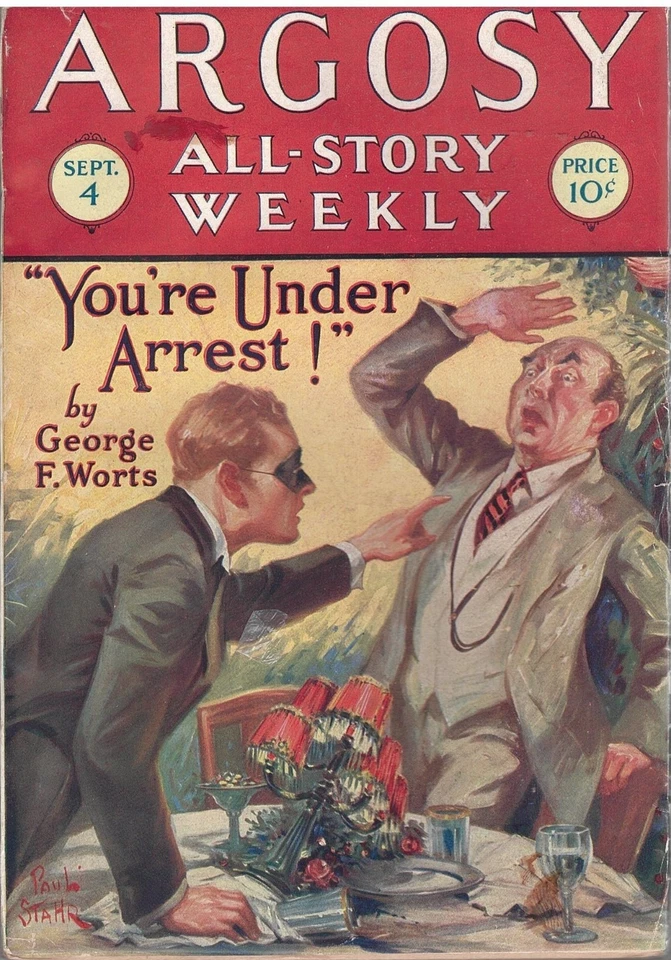 Argosy All-Story Weekly September 4th 1926 US Pulp Magazine Erle S Gardner - Image 1 of 1