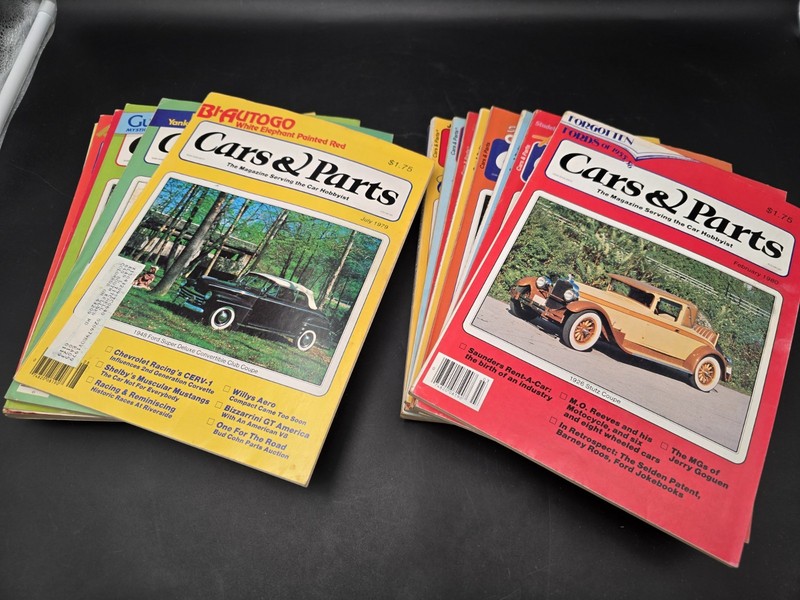 Cars & Parts 70s 80s Vintage Automotive Hobbyist Magazines Lot Of 17 