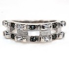 Swiss Marcasite 925 Solid Sterling Silver Ring Jewelry Sz 8 PC13-6 — photo 1