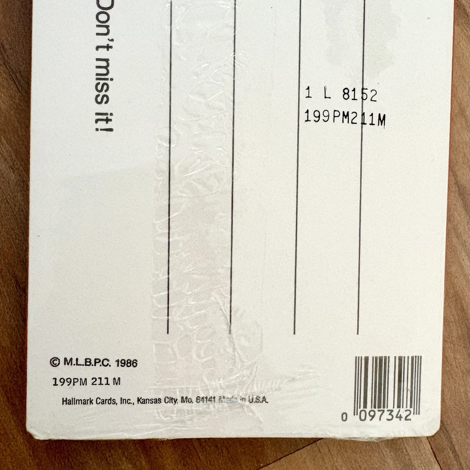 Vintage 1986 Ambassador Hallmark Invitations MLB Party Collectors Baseball Vtg - Image 3 of 3