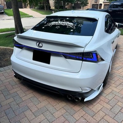 RGB LED Tail Light For 2014-2020 Lexus IS250 IS300 IS350 IS200T Sedan W/ Dynamic