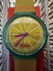 Vintage Swatch Coca-Cola "Lemon" watch