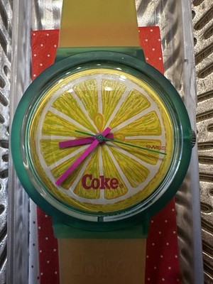 Vintage Swatch Coca-Cola ''Lemon'' watch 