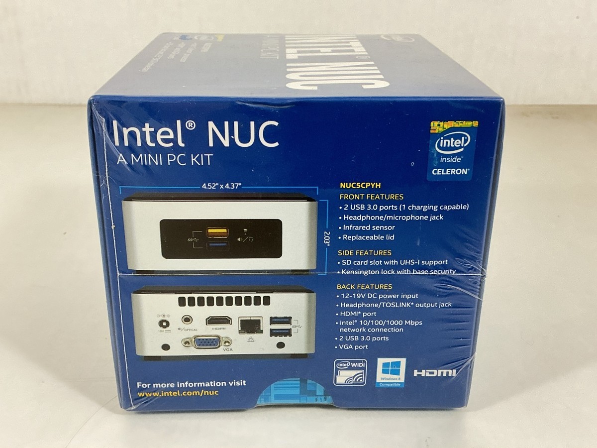 Intel NUC Nuc5cpyh (Intel Caleron, 1.60 GHz) Mini PC Kit for sale