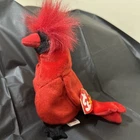 Ty Beanie Baby MAC The Cardinal Vintage Ty Stuffed Animal Plush Toy 1999