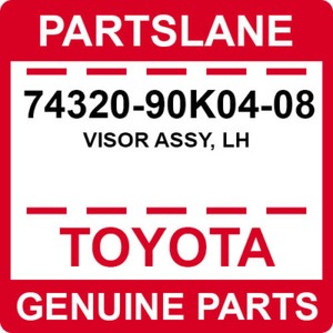 Left Sun Visor Suitable for Landcruiser 75 Series Genuine