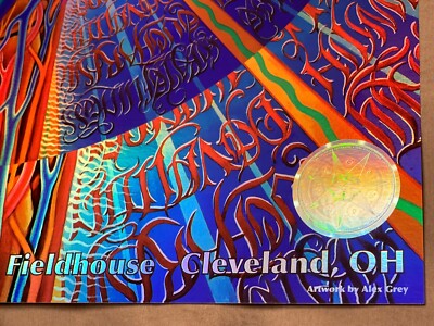 TOOL Concert Poster🔥ALEX GREY🔥LIMITED EDITION 559/850 CLEVELAND