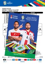 #11 TURKEY v GEORGIA 18 June 2024 EURO FAN 12 pages + OFFICIAL LINESUP