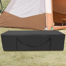 Black 2pcs Patio Cushion Storage Bag Cushion Storage Bag 9.84*7.87*1.97 in NEW