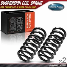 2Pcs Front Coil Springs for Chevy Blazer C10 Pickup GMC Jimmy C15/C1500 Suburban