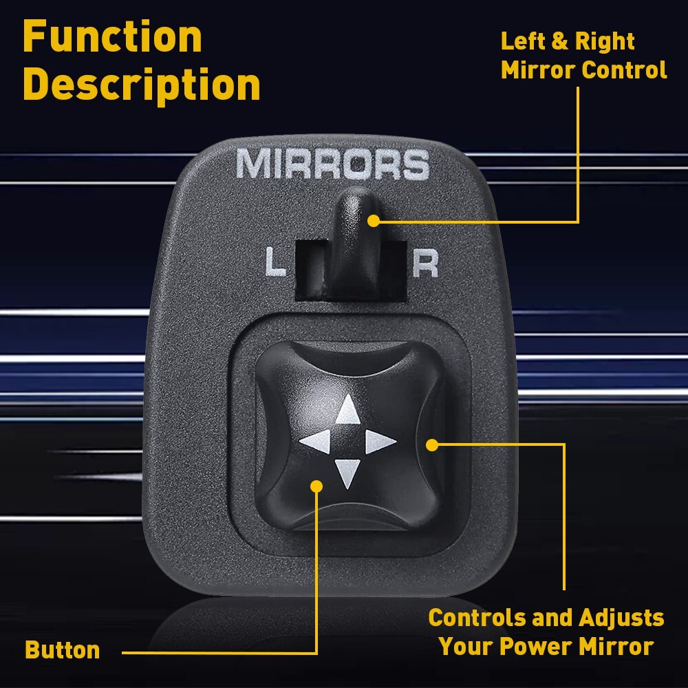 POWER MIRROR CONTROL SWITCH for FORD F150 1999 2000 2001 200