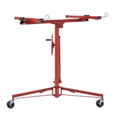 150LBS Lifting Capacity 16FT Drywall Plaster Board Panel Hoist Jack Lifter Tool