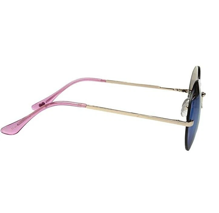 Festival de ojos redondos Betsey Johnson para mujer dorado/rosa talla única NUEVO EN CAJA retro Foto 3 de 4