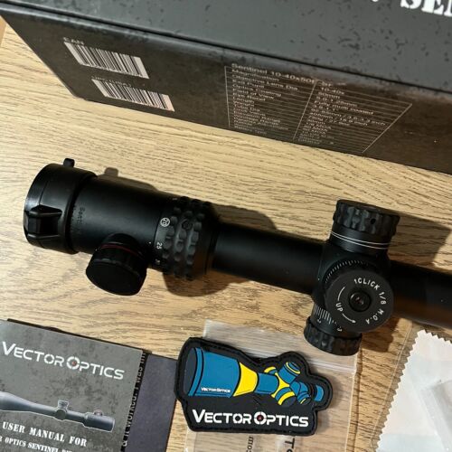 VECTOR OPTIC SCOL-07 Sentinel 10-40x50SFP E-SF Riflescope - Picture 5 of 5