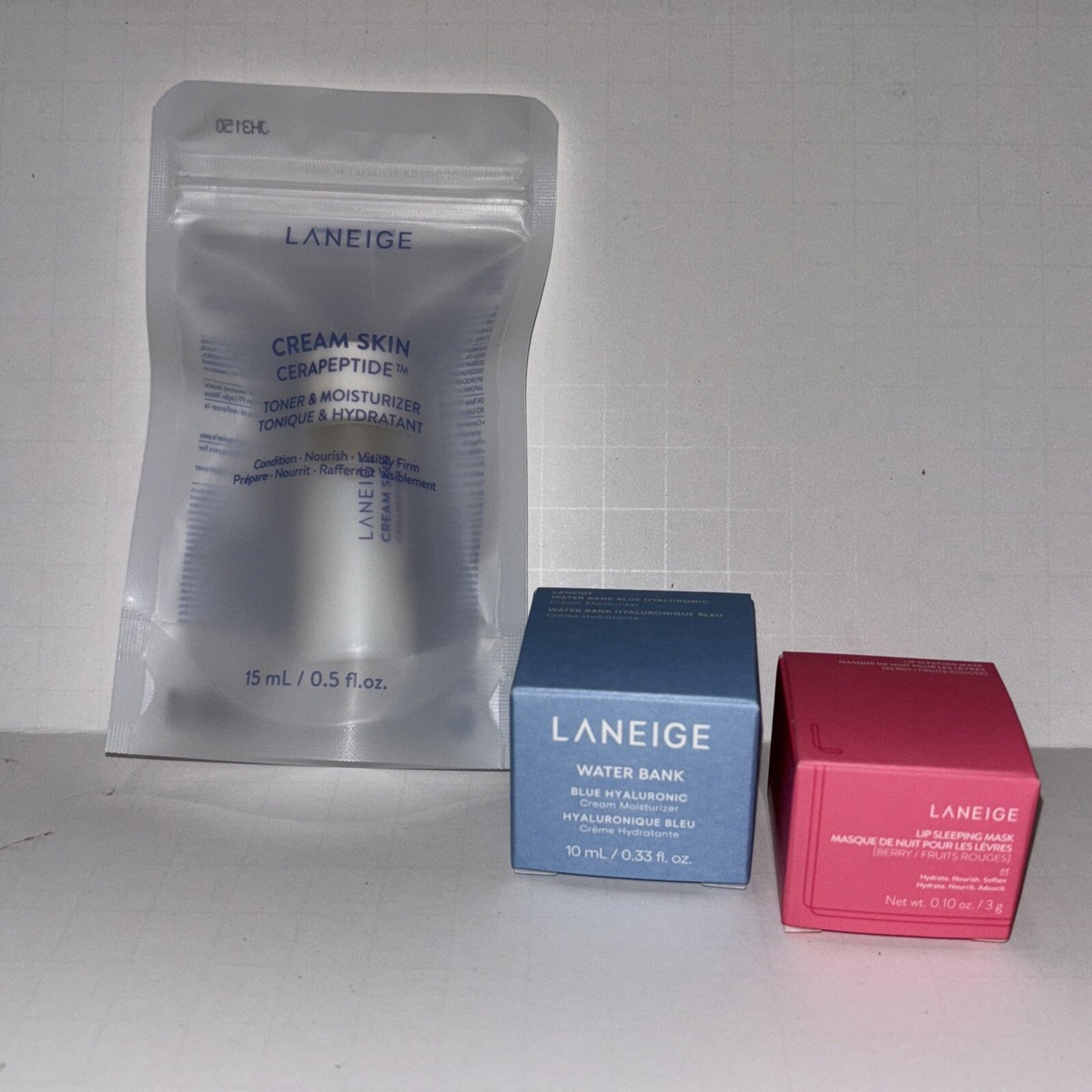 LANEIGE WATER BANK クリーム3点トナーセット Laneige Sephora Beauty Insider 3 Piece Set Water Bank