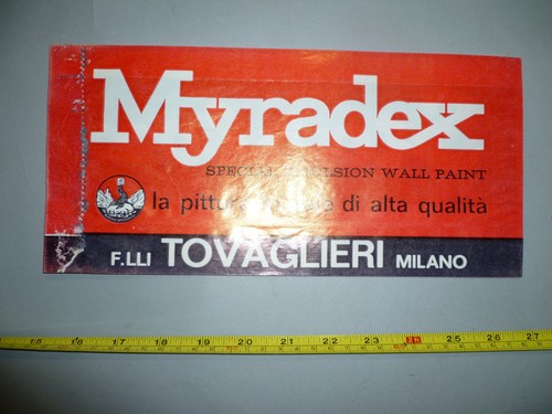 Vecchio cappello carta Pubblicitario pittore imbianchino Tovaglieri Milano  Pittu | eBay