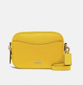 coach yellow crossbody